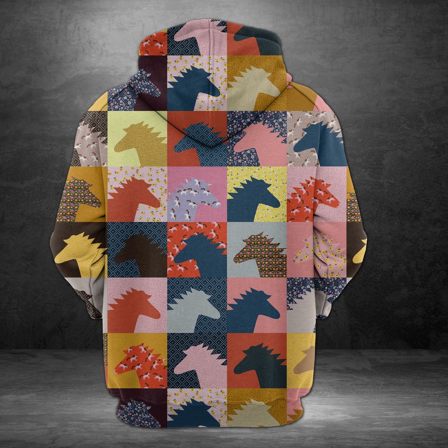 Colorful Horses Pullover Premium Hoodie, Perfect Outfit For Men And Women On Christmas New Year Autumn Winter
