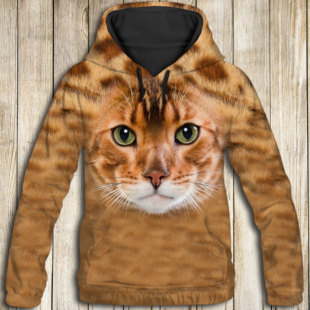 Funny Bengal Face Pullover Premium Hoodie, Perfect Outfit For Men And Women On Christmas New Year Autumn Winter