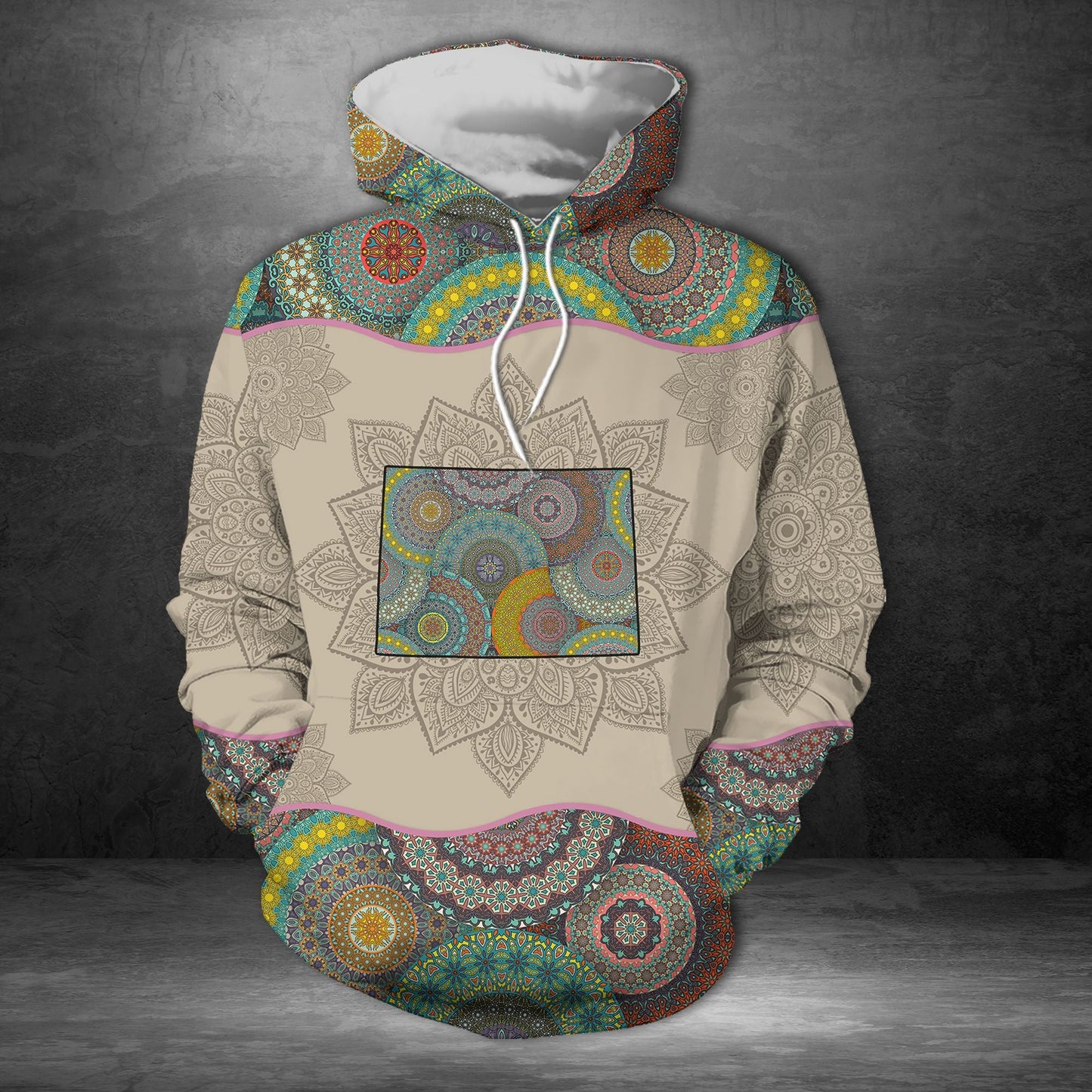 Awesome Colorado Mandala Pullover Premium Hoodie, Perfect Outfit For Men And Women On Christmas New Year Autumn Winter