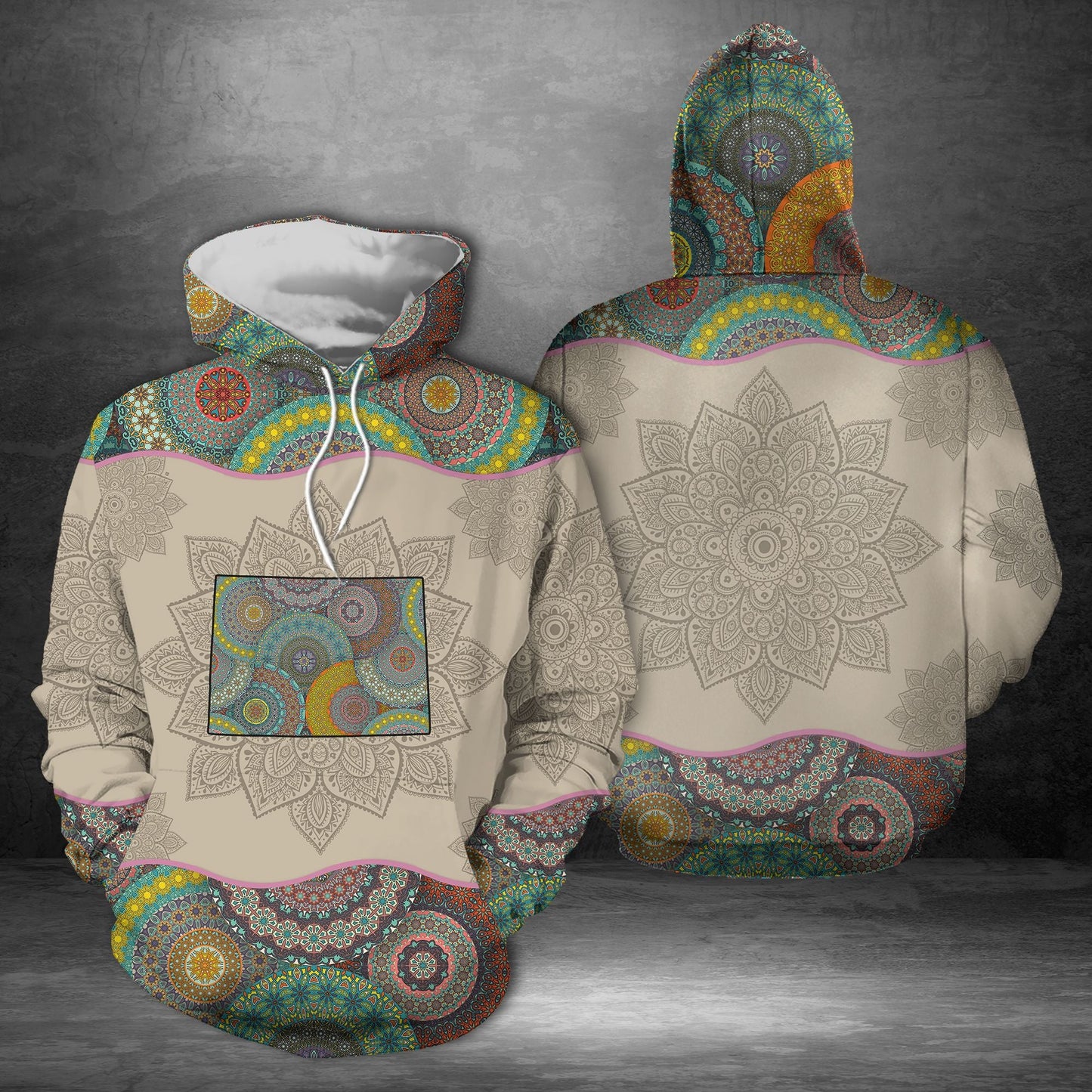 Awesome Colorado Mandala Pullover Premium Hoodie, Perfect Outfit For Men And Women On Christmas New Year Autumn Winter