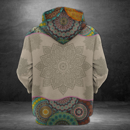 Awesome Delaware Mandala Pullover Premium Hoodie, Perfect Outfit For Men And Women On Christmas New Year Autumn Winter