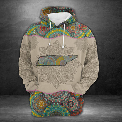 Amazing Tennessee Mandala Pullover Premium Hoodie, Perfect Outfit For Men And Women On Christmas New Year Autumn Winter