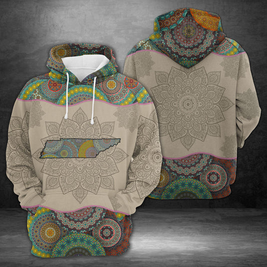 Amazing Tennessee Mandala Pullover Premium Hoodie, Perfect Outfit For Men And Women On Christmas New Year Autumn Winter