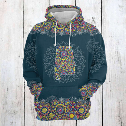 Alabama Mandala Pullover Premium Hoodie, Perfect Outfit For Men And Women On Christmas New Year Autumn Winter