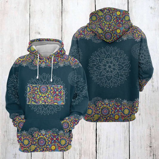 Kansas Mandala Awesome Pattern Pullover Premium Hoodie, Perfect Outfit For Men And Women On Christmas New Year Autumn Winter