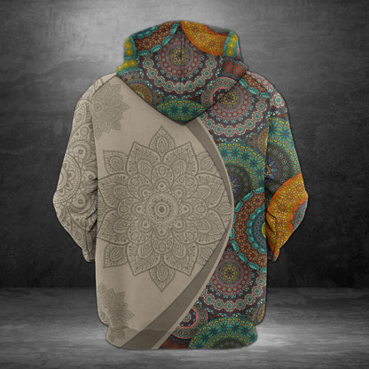 Alaska Mandala Pattern Pullover Premium Hoodie, Perfect Outfit For Men And Women On Christmas New Year Autumn Winter