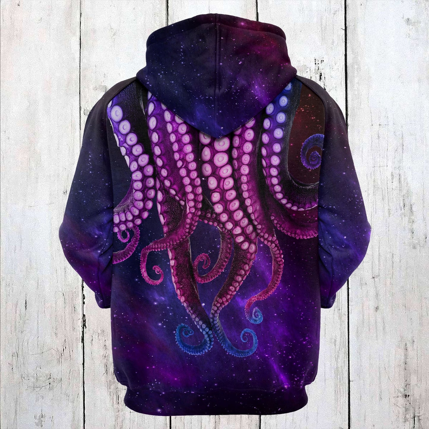 Purple Octopus Galaxy Pullover Premium Hoodie, Perfect Outfit For Men And Women On Christmas New Year Autumn Winter