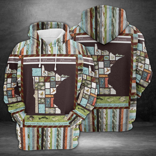 In The Deep Heart of Minnesota Pullover Premium Hoodie, Perfect Outfit For Men And Women On Christmas New Year Autumn Winter