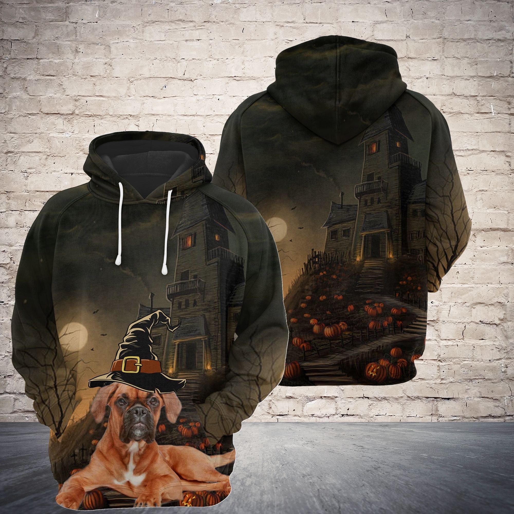 Boxer Halloween Pullover Halloween Premium Hoodie, Perfect Outfit For Men And Women On Christmas New Year Autumn Winter
