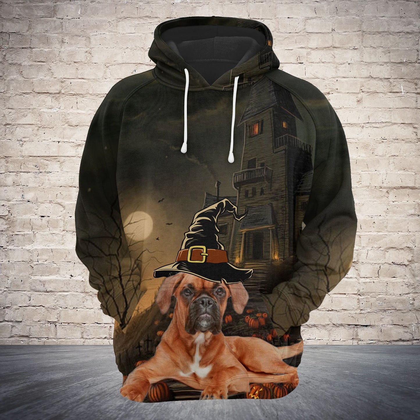 Boxer Halloween Pullover Halloween Premium Hoodie, Perfect Outfit For Men And Women On Christmas New Year Autumn Winter