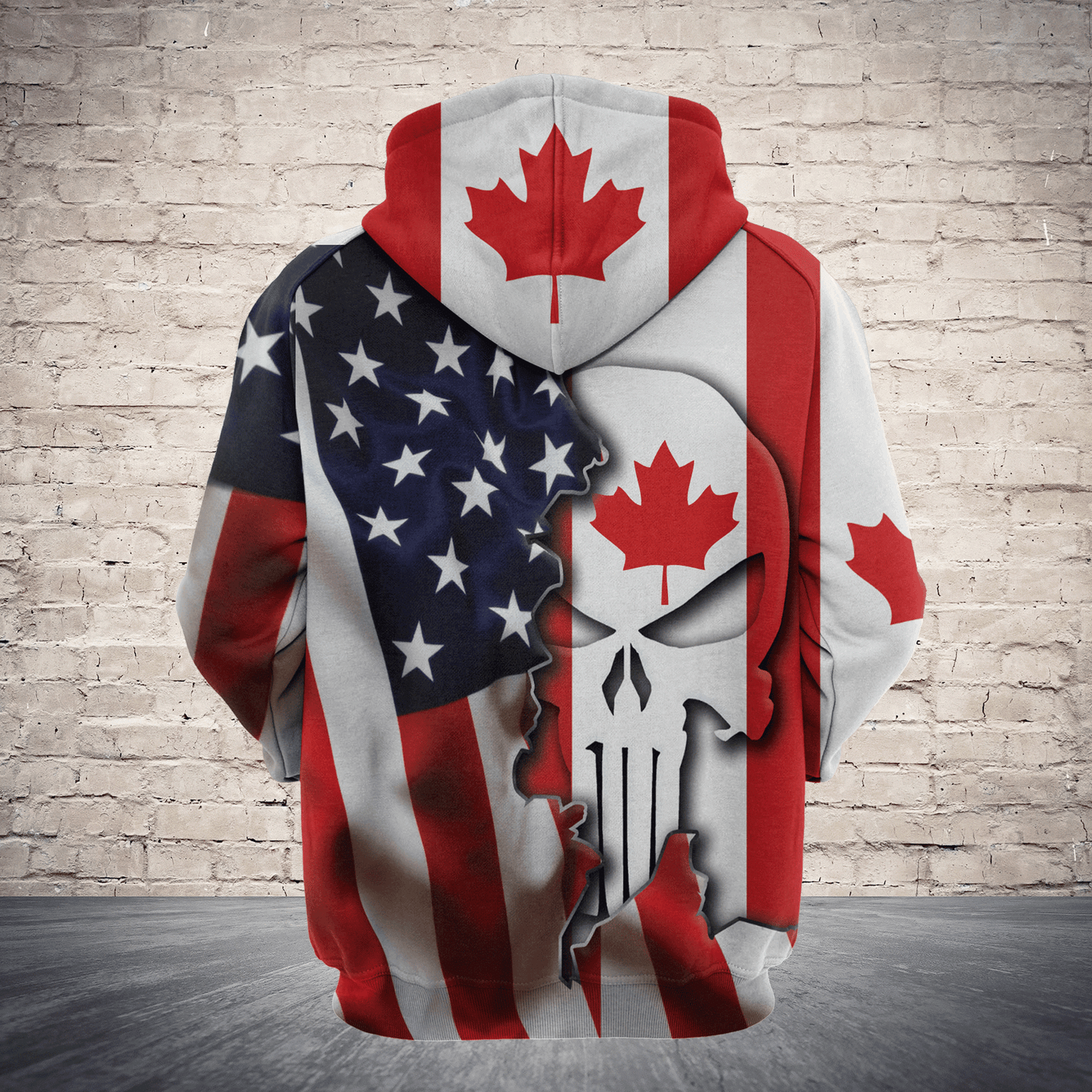 Canada Proud Skull Pullover Premium Hoodie, Perfect Outfit For Men And Women On Christmas New Year Autumn Winter