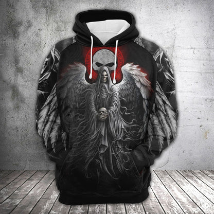 Grim Reaper Pullover Premium Hoodie, Perfect Outfit For Men And Women On Christmas New Year Autumn Winter