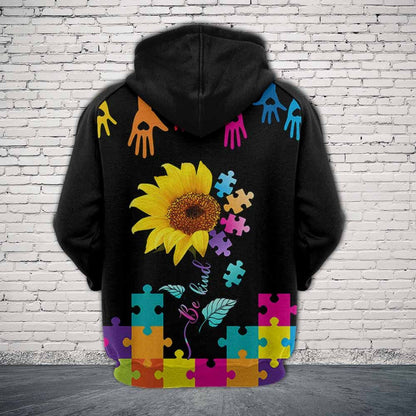 Autism Pullover Halloween Premium Hoodie, Autism Be Kind,Perfect Outfit For Men And Women On Christmas New Year Autumn Winter
