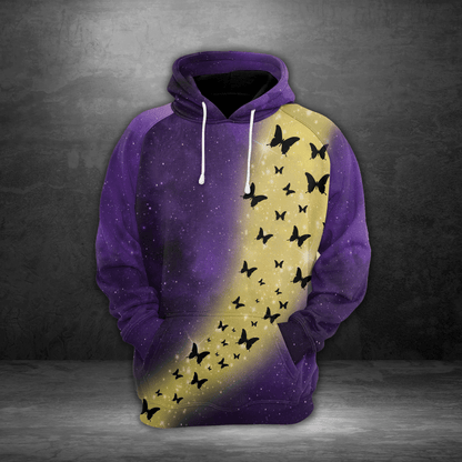 Beautiul Butterfly Pullover Premium Hoodie , Perfect Outfit For Men And Women On Christmas New Year Autumn Winter