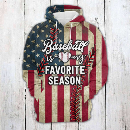 Baseball Is Favorite Season Pullover Premium Hoodie, Perfect Outfit For Christmas, New Year Of Baseball Lovers, Friend, Family