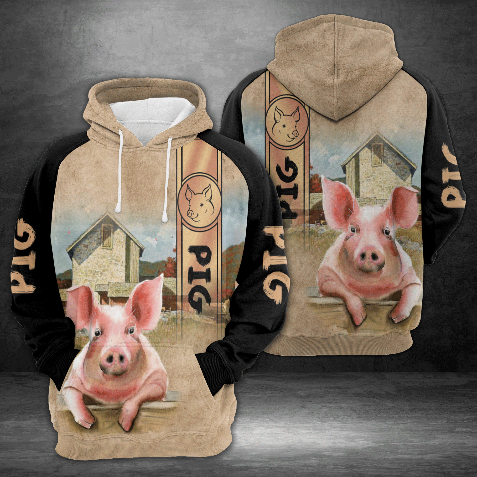 Amazing Pig Pullover Premium Hoodie, Perfect Outfit For Men And Women On Christmas New Year Autumn Winter