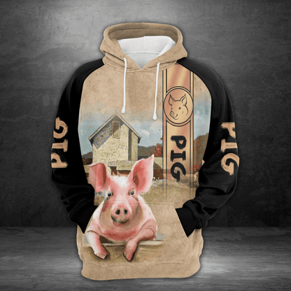 Amazing Pig Pullover Premium Hoodie, Perfect Outfit For Men And Women On Christmas New Year Autumn Winter