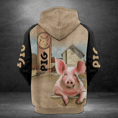 Amazing Pig Pullover Premium Hoodie, Perfect Outfit For Men And Women On Christmas New Year Autumn Winter