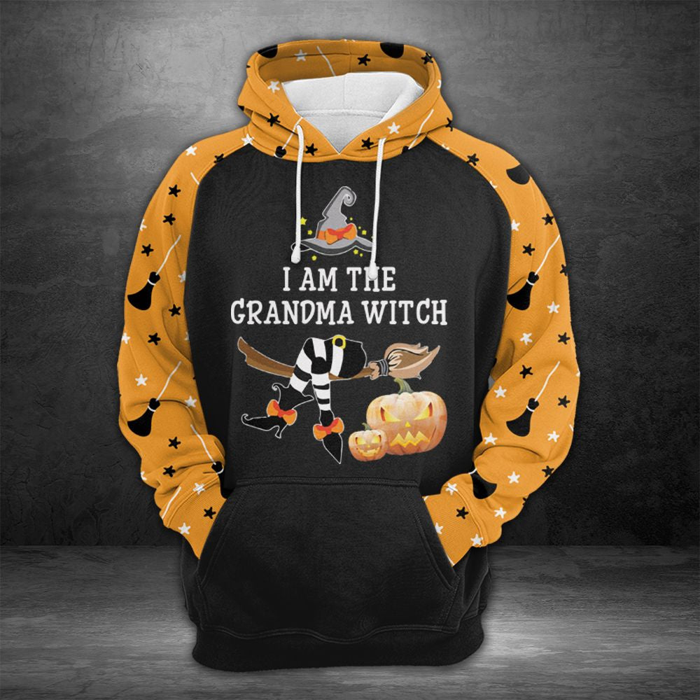 Grandma Witch Pullover Premium Hoodie I Am The Grandma Witch, Perfect Outfit For Men And Women On Christmas New Year Autumn Winter