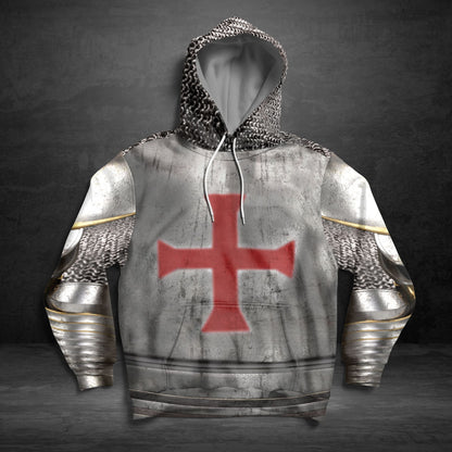 Crusader Knight Pullover Premium Hoodie, Perfect Outfit For Men And Women On Christmas New Year Autumn Winter