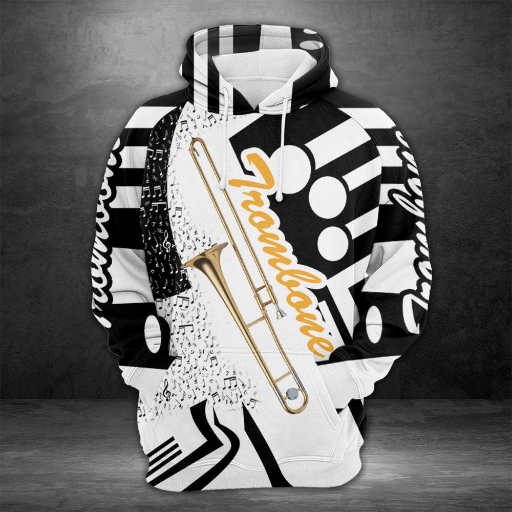 Trombone Pullover Premium Hoodie, Perfect Outfit For Men And Women On Christmas New Year Autumn Winter