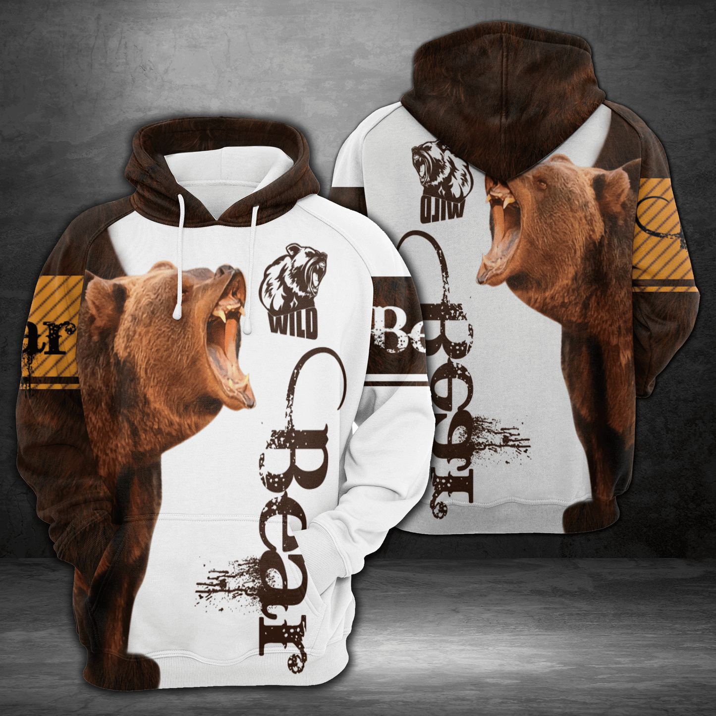 Beautiful Bear Pullover Premium Hoodie , Perfect Outfit For Men And Women On Christmas New Year Autumn Winter