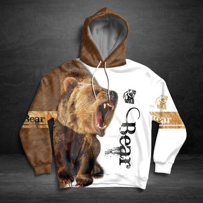 Brown Bear Pullover Premium Hoodie, Perfect Outfit For Men And Women On Christmas New Year Autumn Winter