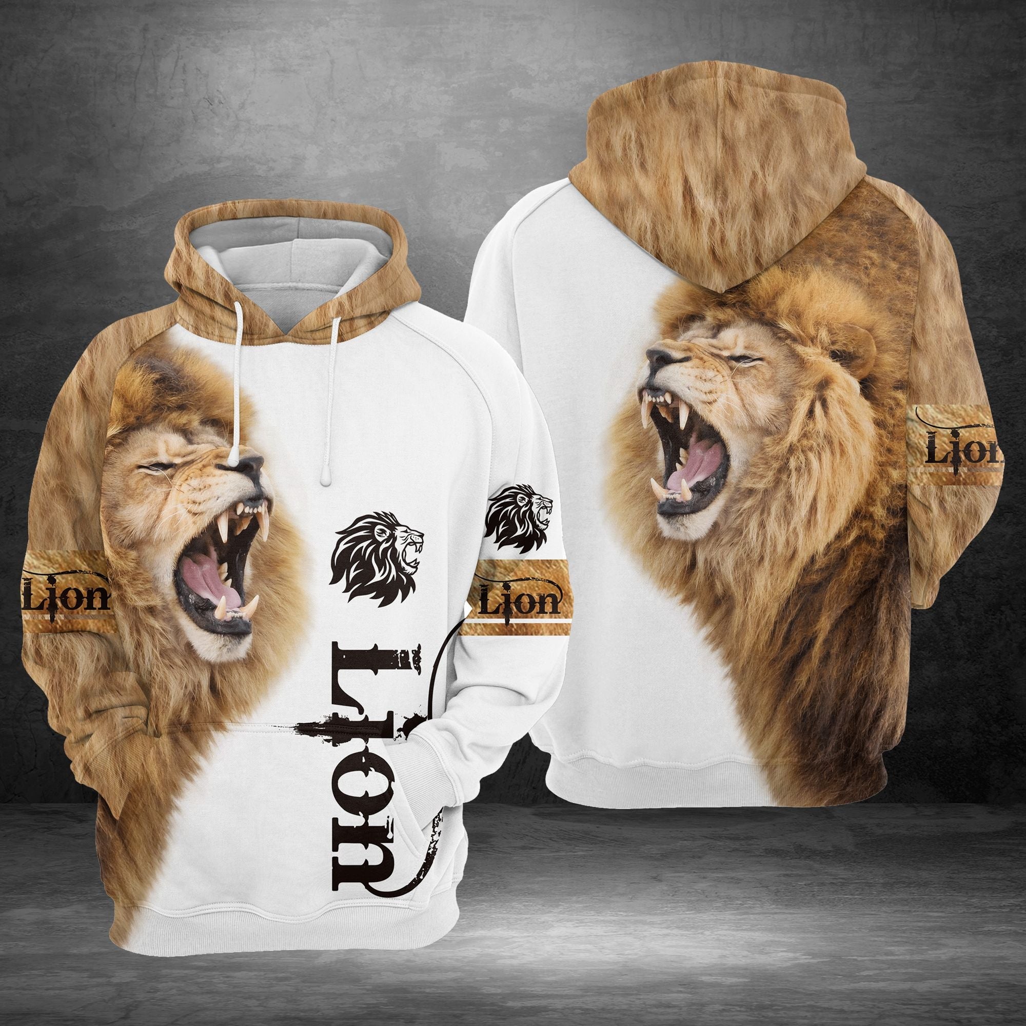 Lion Pullover Premium Hoodie, Perfect Outfit For Men And Women On Christmas New Year Autumn Winter