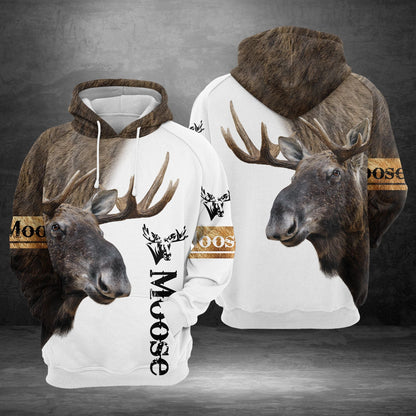 Moose Pullover Premium Hoodie, Perfect Outfit For Men And Women On Christmas New Year Autumn Winter