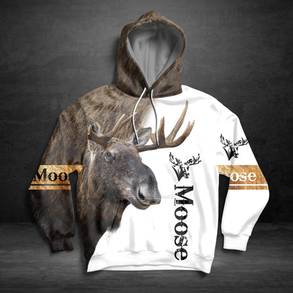 Moose Pullover Premium Hoodie, Perfect Outfit For Men And Women On Christmas New Year Autumn Winter