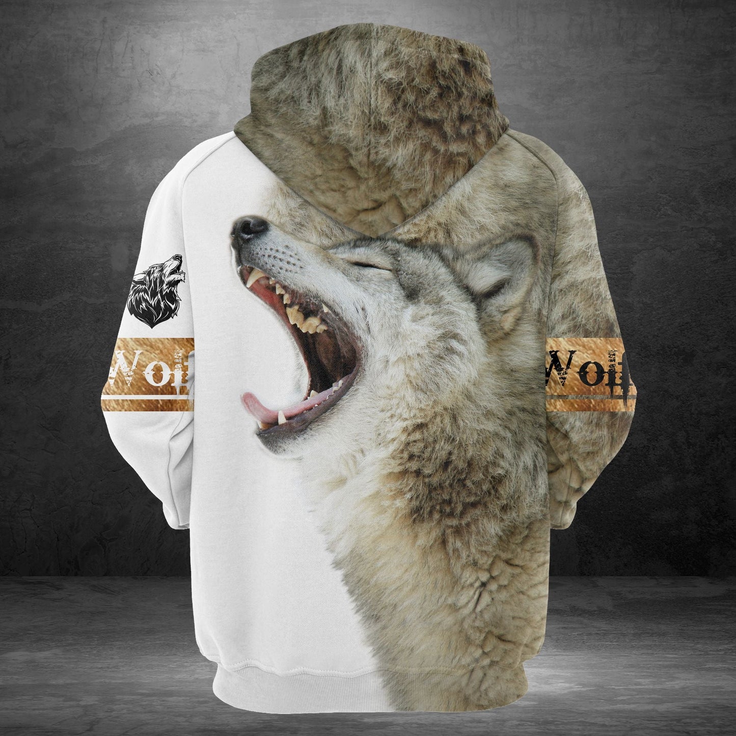 Gray Wolf Pullover Premium Hoodie, Perfect Outfit For Men And Women On Christmas New Year Autumn Winter