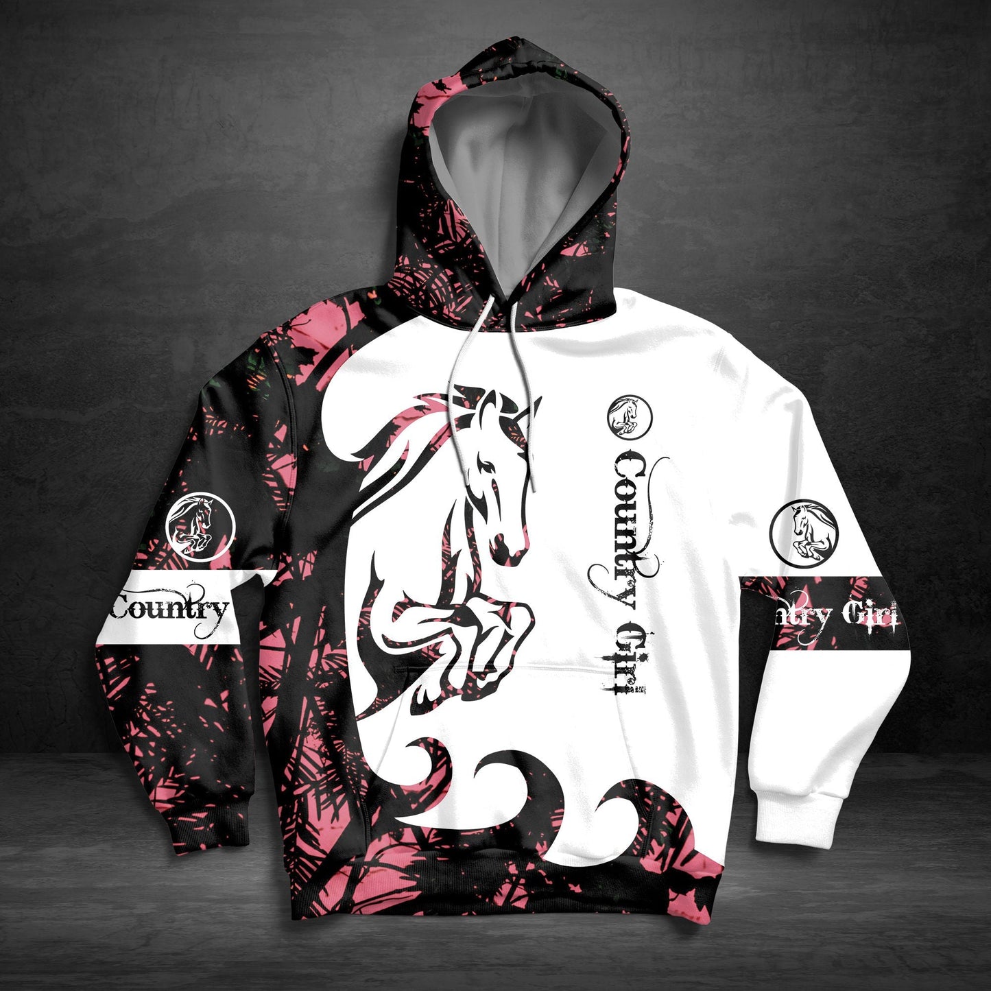Country Girl Horse Pullover Premium Hoodie, Perfect Outfit For Men And Women On Christmas New Year Autumn Winter