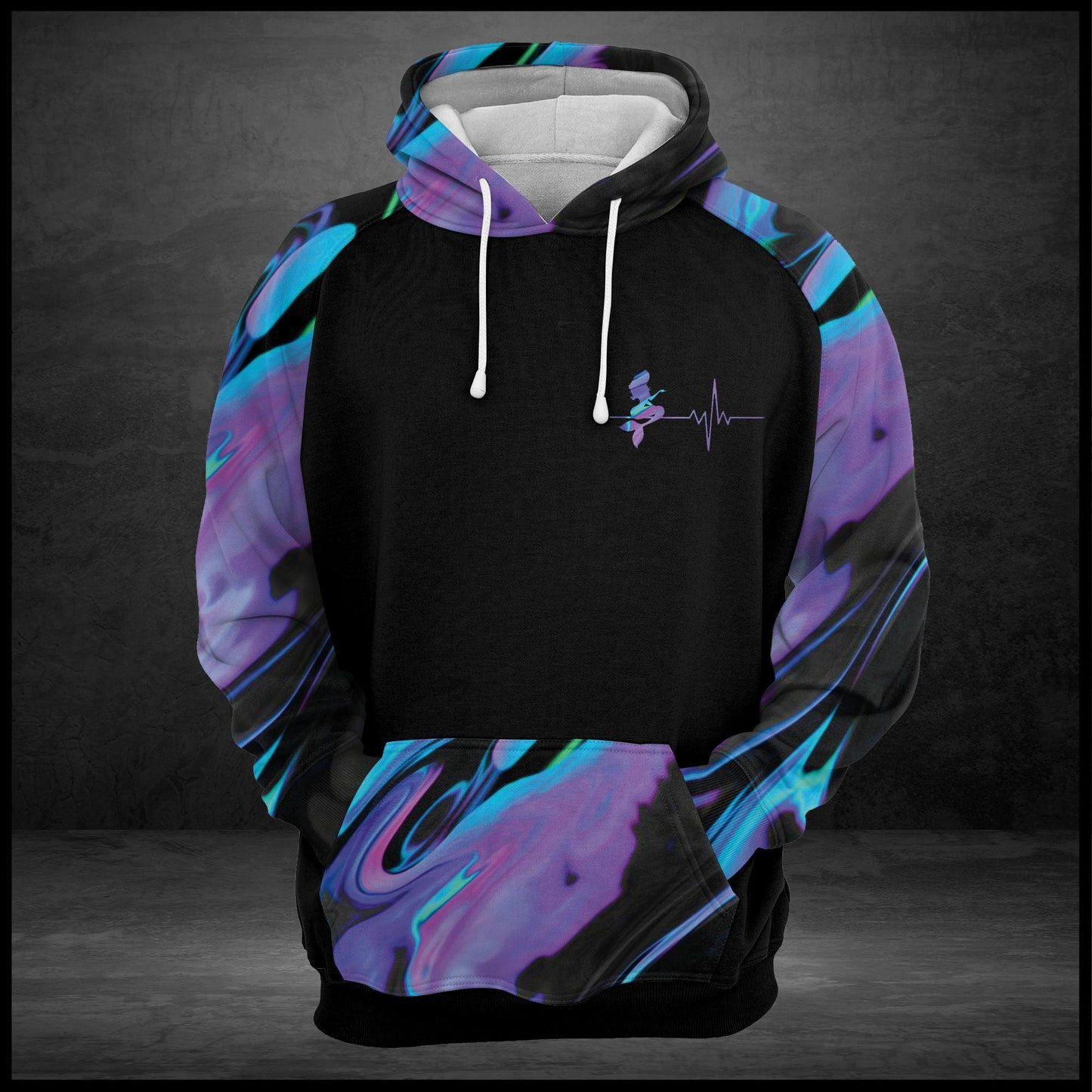 Mermaid At Heart Pullover Premium Hoodie, Perfect Outfit For Men And Women On Christmas New Year Autumn Winter