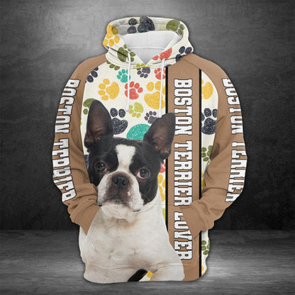 Boston Terrier Lover Pullover Halloween Premium Hoodie, Perfect Outfit For Men And Women On Christmas New Year Autumn Winter