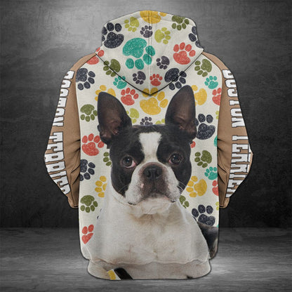 Boston Terrier Lover Pullover Halloween Premium Hoodie, Perfect Outfit For Men And Women On Christmas New Year Autumn Winter