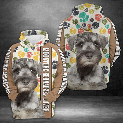 Miniature Schnauzer Lover Pullover Premium Hoodie, Perfect Outfit For Men And Women On Christmas New Year Autumn Winter