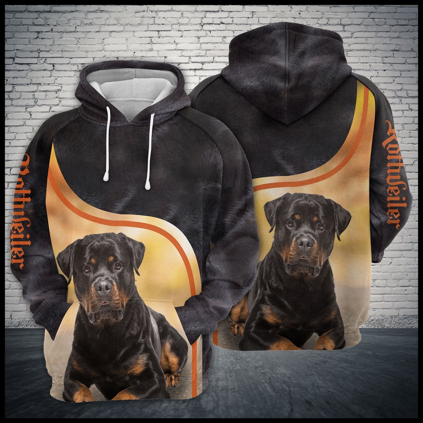 Great Rottweiler Pullover Premium Hoodie, Perfect Outfit For Men And Women On Christmas New Year Autumn Winter