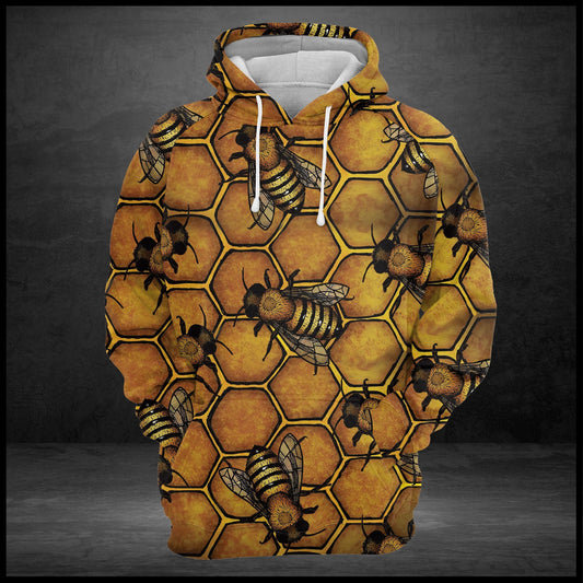 Honey Bee Pullover Premium Hoodie, Perfect Outfit For Men And Women On Christmas New Year Autumn Winter