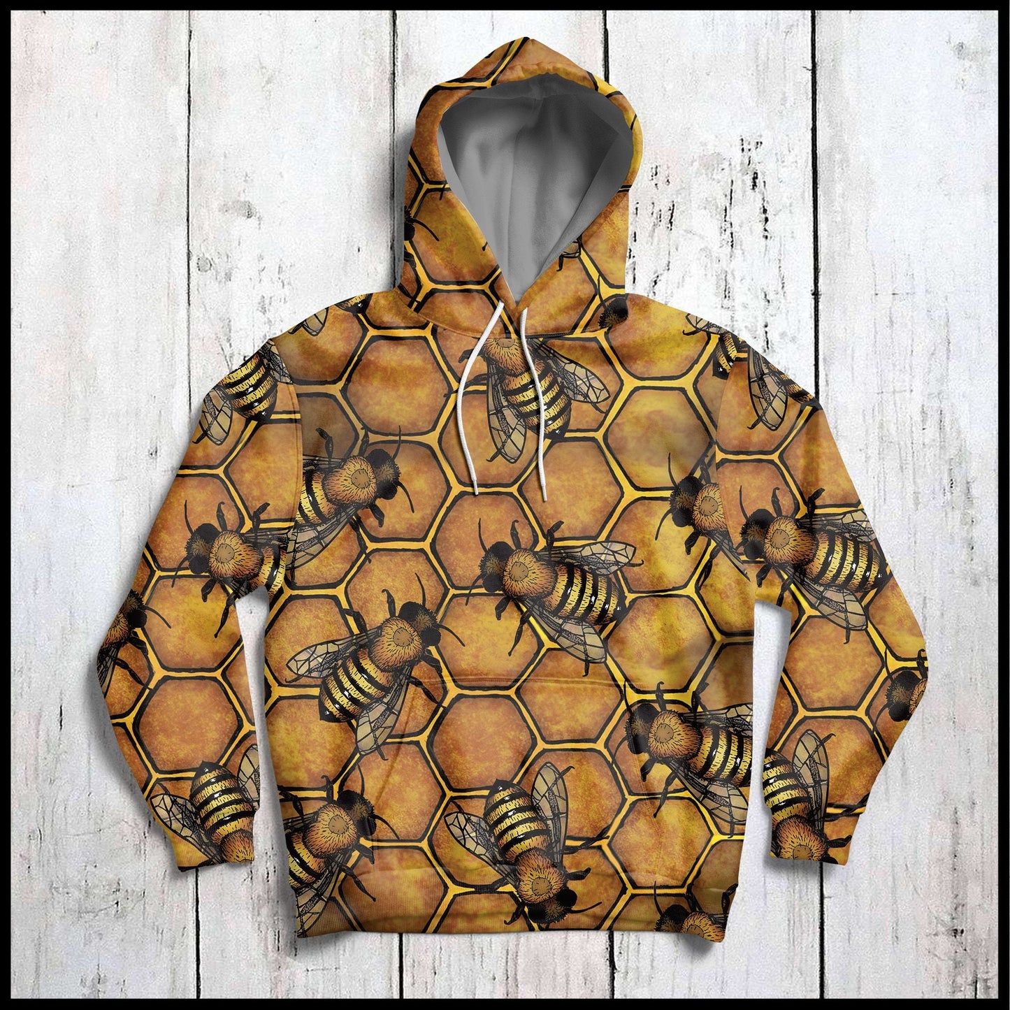 Honey Bee Pullover Premium Hoodie, Perfect Outfit For Men And Women On Christmas New Year Autumn Winter