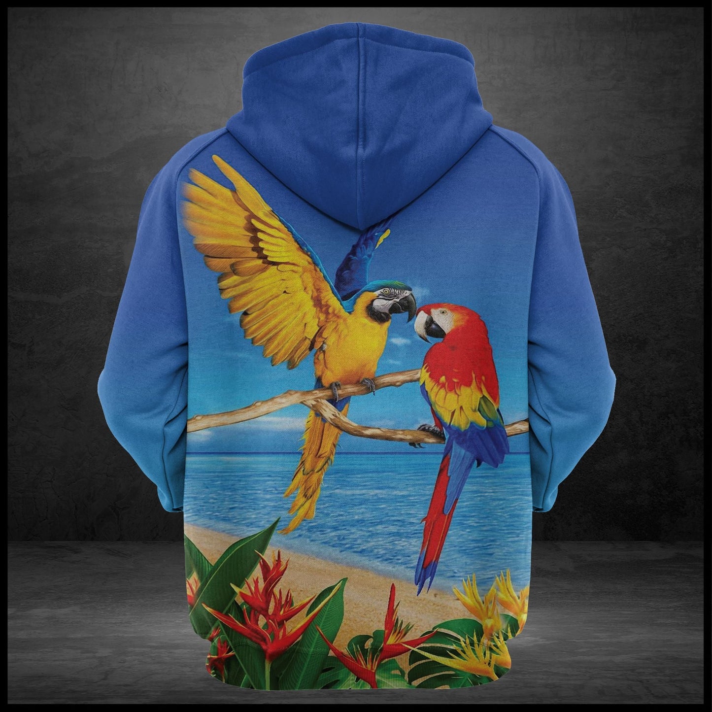 Parrot Kiss Pullover Premium Hoodie, Perfect Outfit For Men And Women On Christmas New Year Autumn Winter