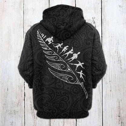 Baseball Maori Pattern Pullover Premium Hoodie, Perfect Outfit For Christmas, New Year Of Baseball Lovers, Friend, Family