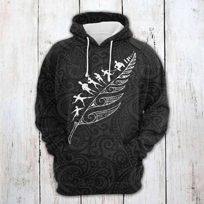 Baseball Maori Pattern Pullover Premium Hoodie, Perfect Outfit For Christmas, New Year Of Baseball Lovers, Friend, Family