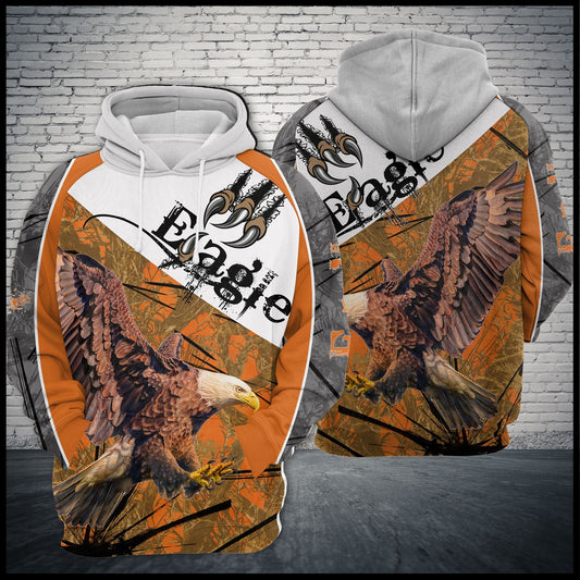 Eagle Flying Pullover Premium Hoodie, Perfect Outfit For Men And Women On Christmas New Year Autumn Winter