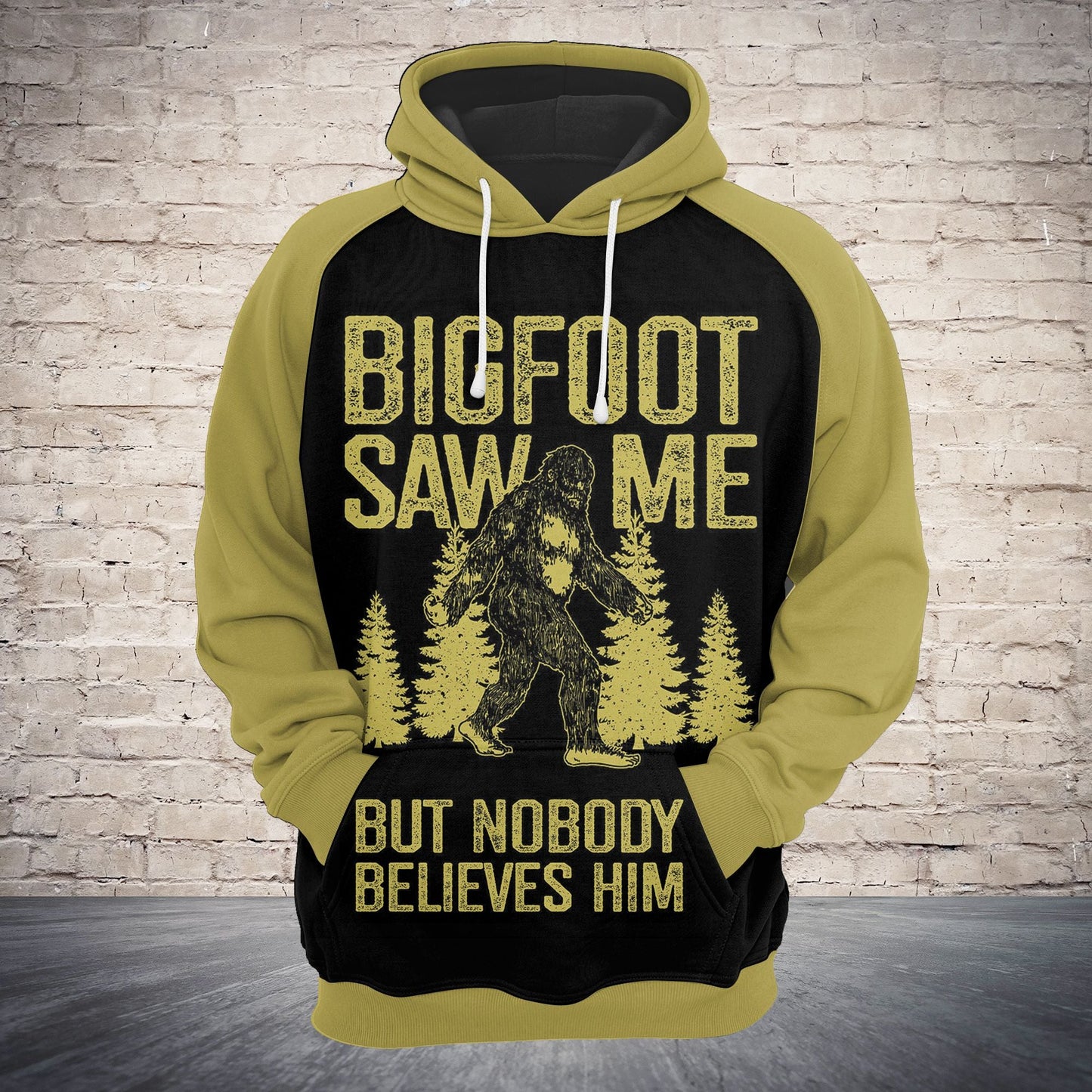 Bigfoot Pullover Premium Hoodie Bigfoot Saw Me, Perfect Outfit For Men And Women On Christmas New Year Autumn Winter