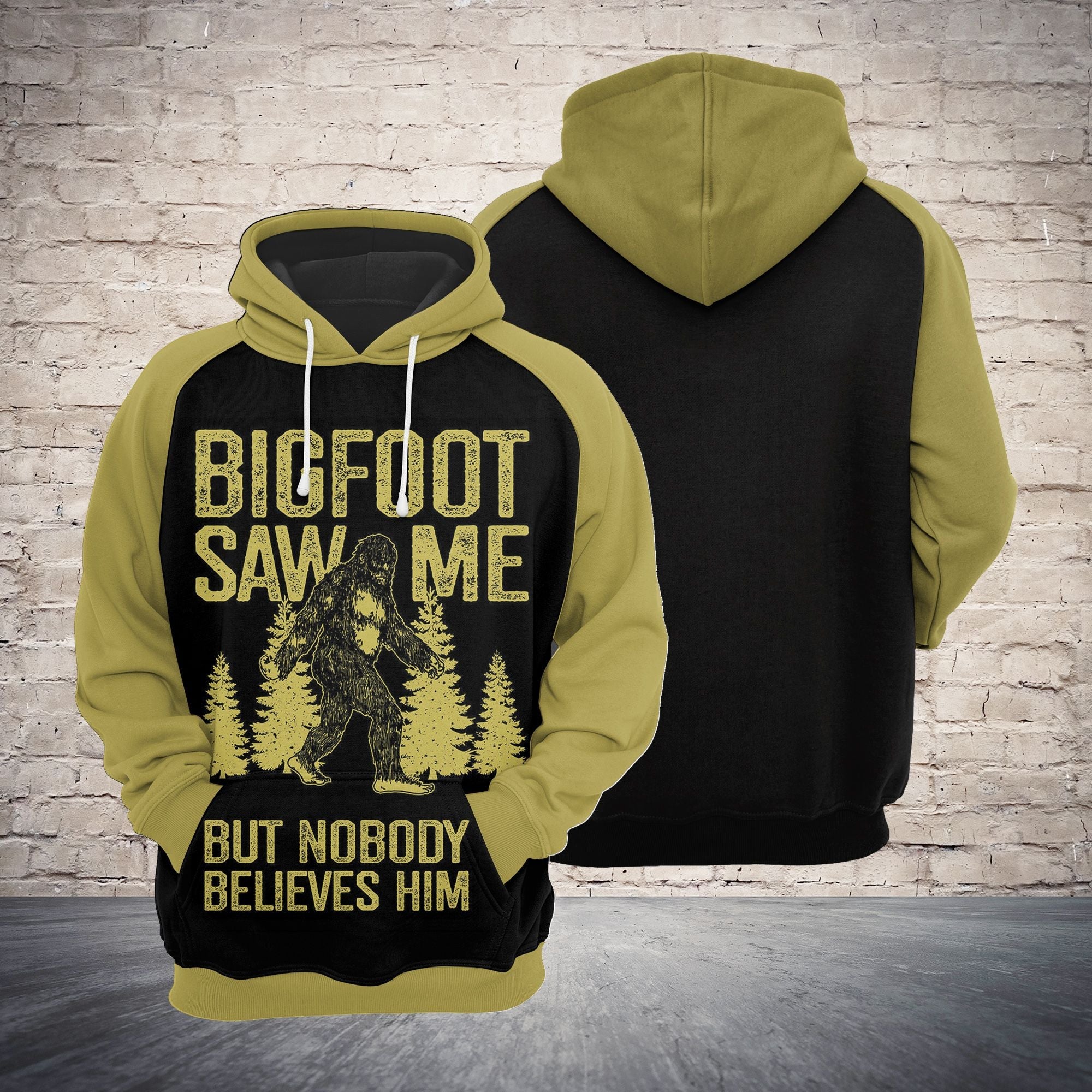 Bigfoot Pullover Premium Hoodie Bigfoot Saw Me, Perfect Outfit For Men And Women On Christmas New Year Autumn Winter