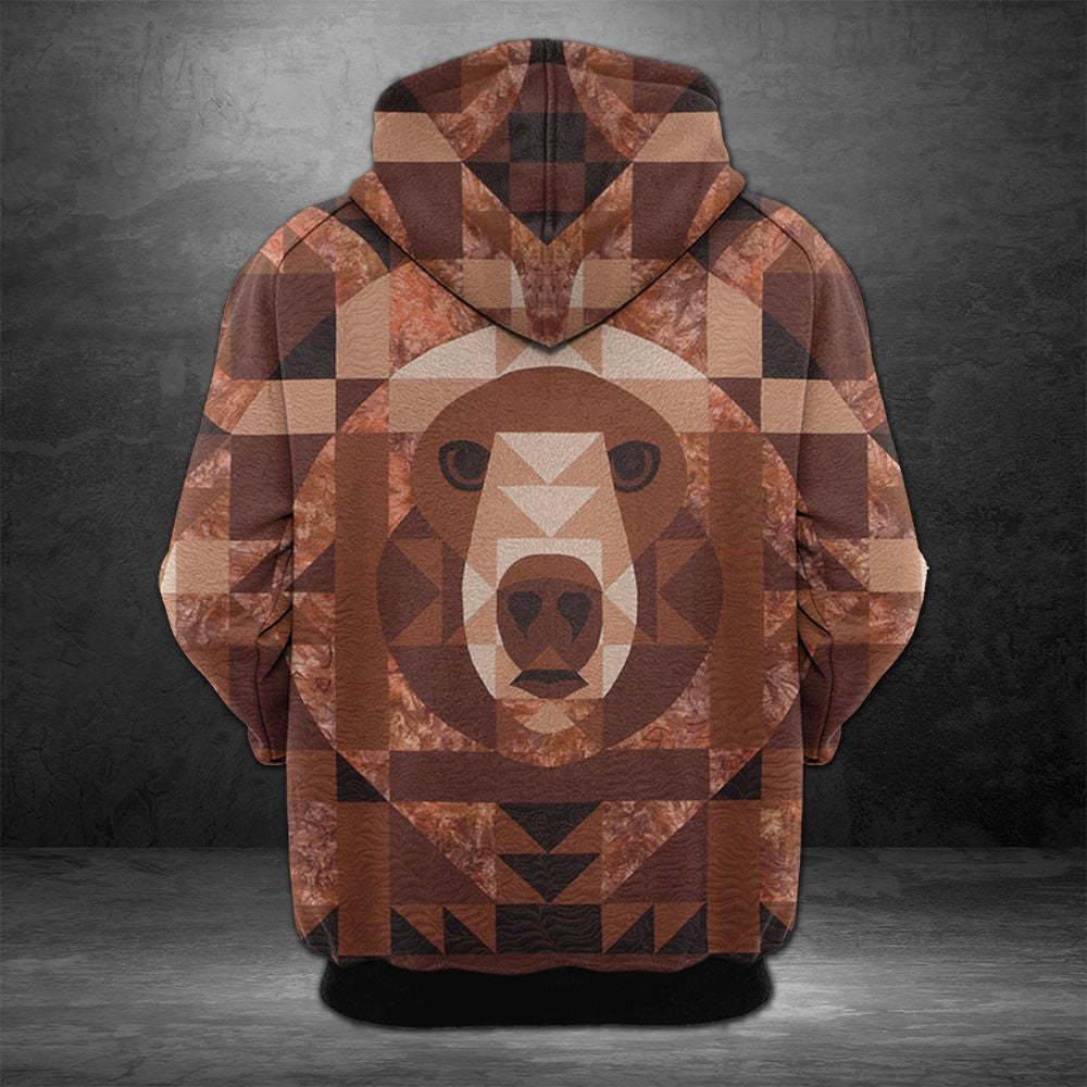 Brown Bear Pullover Premium Hoodie, Perfect Gift And Outfit For Christmas, New Year Of Bear Lovers, Friend, Family