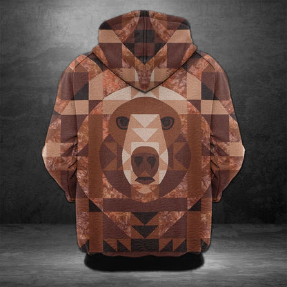 Brown Bear Pullover Premium Hoodie, Perfect Gift And Outfit For Christmas, New Year Of Bear Lovers, Friend, Family