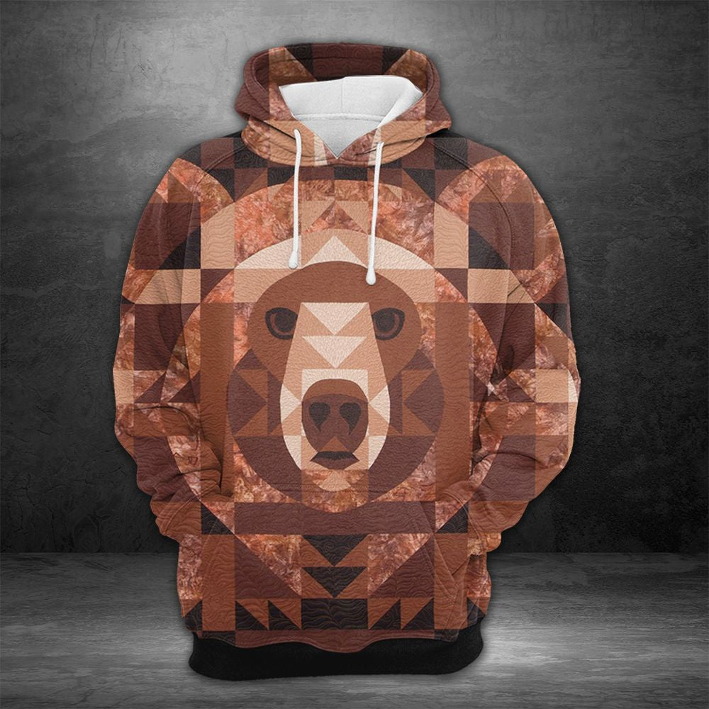Brown Bear Pullover Premium Hoodie, Perfect Gift And Outfit For Christmas, New Year Of Bear Lovers, Friend, Family