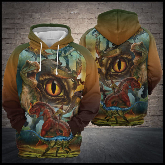 Dinosaur Big World Pullover Premium Hoodie, Perfect Outfit For Men And Women On Christmas New Year Autumn Winter