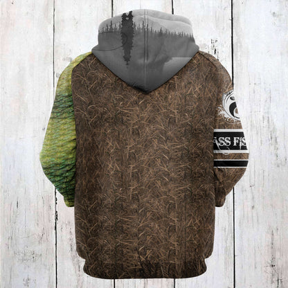 Bass Fishing Pullover Premium Hoodie, Perfect Outfit For Men And Women On Christmas New Year Autumn Winter